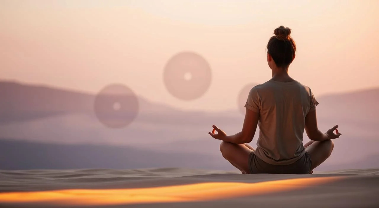 A serene and contemplative scene depicting effective techniques for facing criticism. In the foreground, a person sits cross-legged, eyes closed, practicing mindfulness and self-reflection. Soft, warm lighting bathes the scene, creating a calming atmosphere. In the middle ground, abstract shapes and patterns symbolize the process of personal growth and resilience. The background features a minimalist, pastel-toned landscape, conveying a sense of openness and inner peace. The overall composition suggests a balanced and intentional approach to overcoming the fear of judgment and cultivating authentic personal development. A serene and contemplative scene depicting effective techniques for facing criticism.