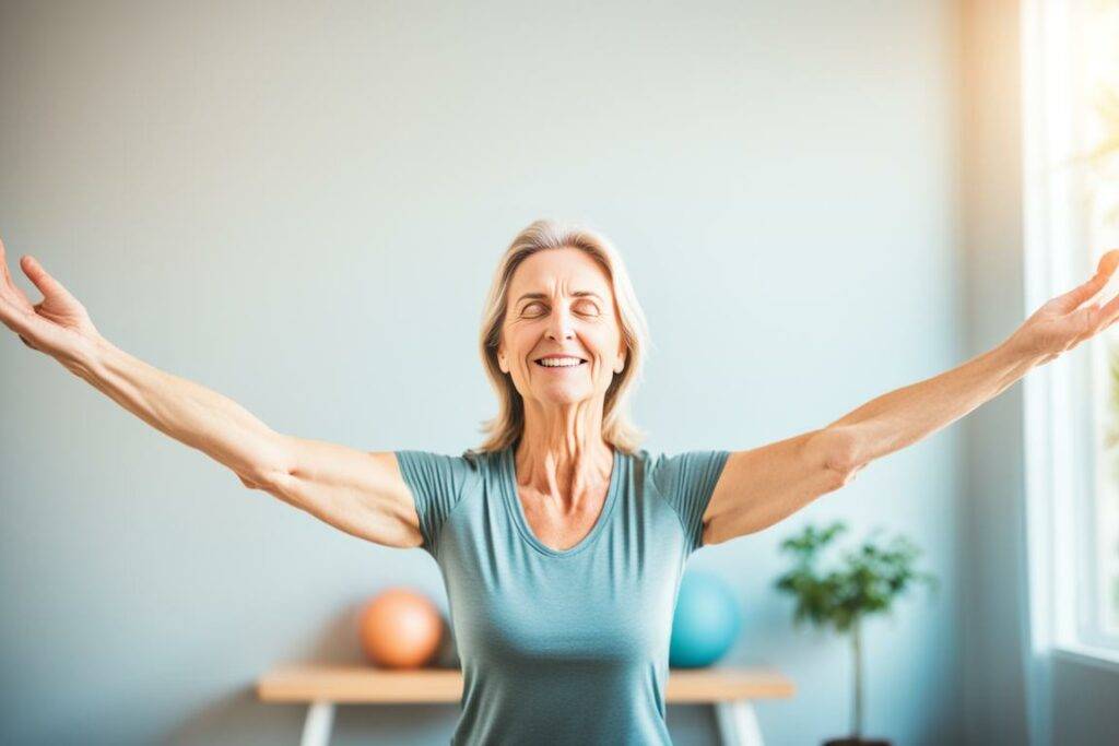 Lifestyle adjustments Anxiety care visual about calm breathing and emotional regulation