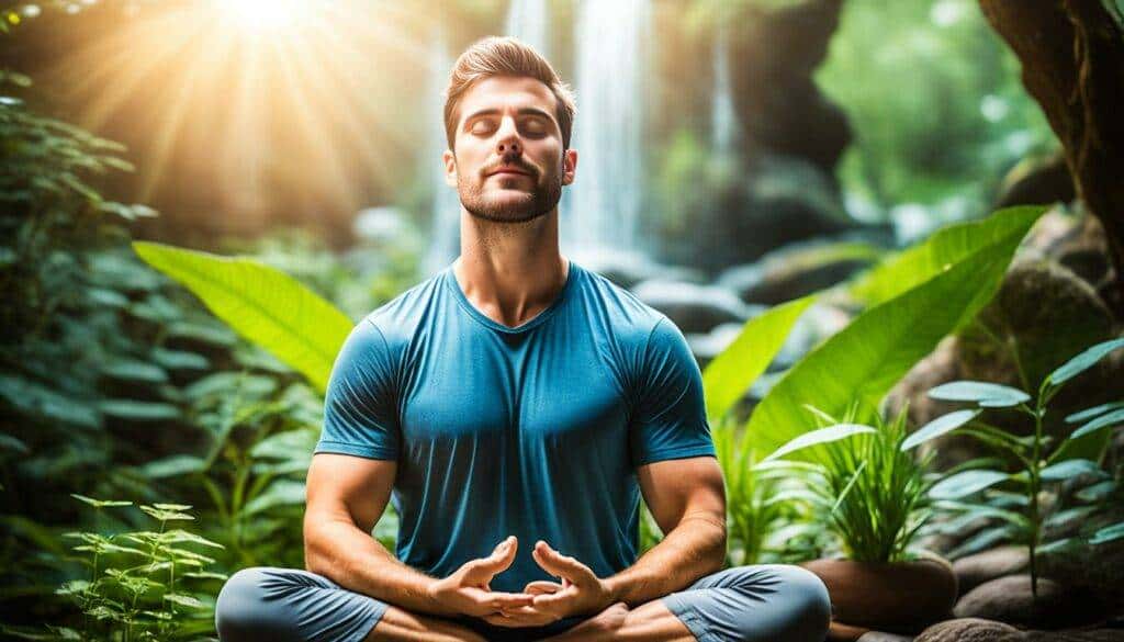 Benefits of holistic therapy for the health of the body and mind. Illustration about mental health and emotional well-being