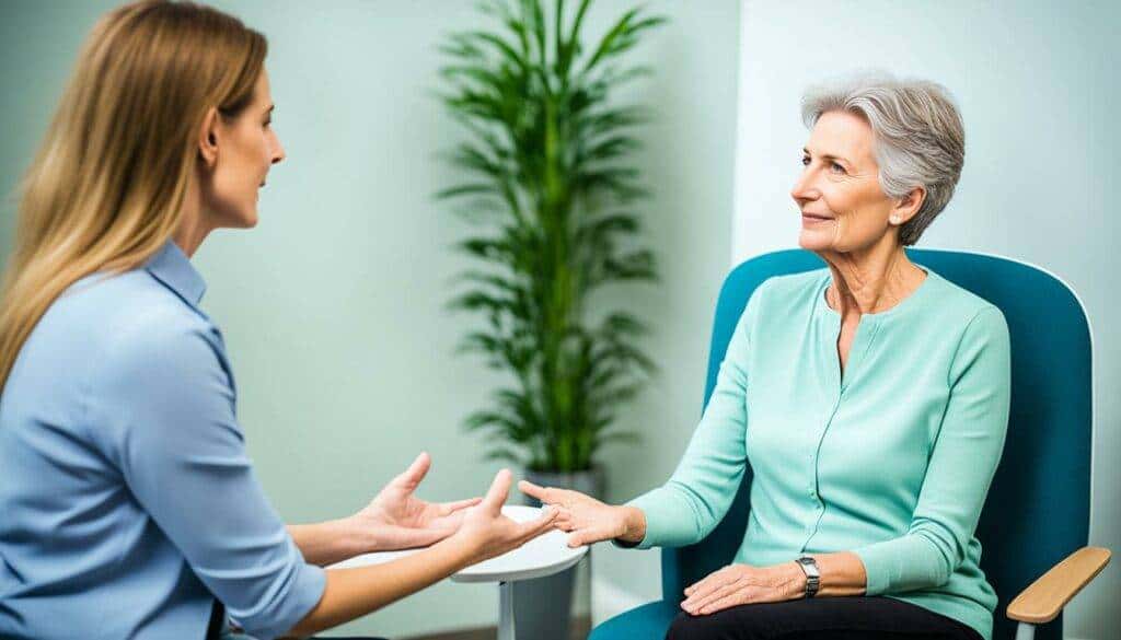 How a systemic therapy session works Illustration about mental health and emotional well-being