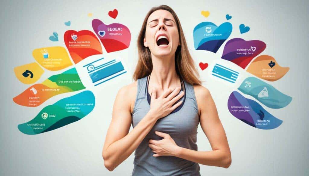 Identifying Emotional Triggers Illustration about anxiety care and emotional regulation