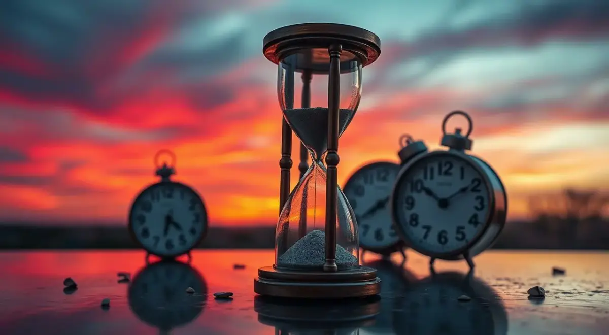 Identifying the fear of time passing too quickly.