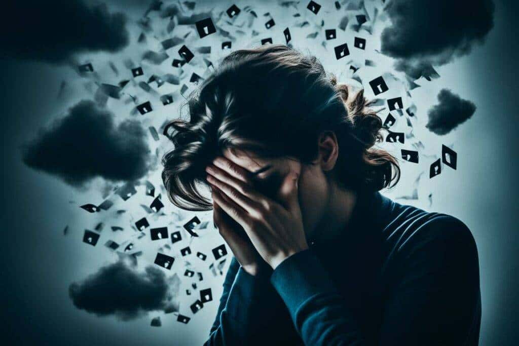 Image related to anxiety. Anxiety-related image