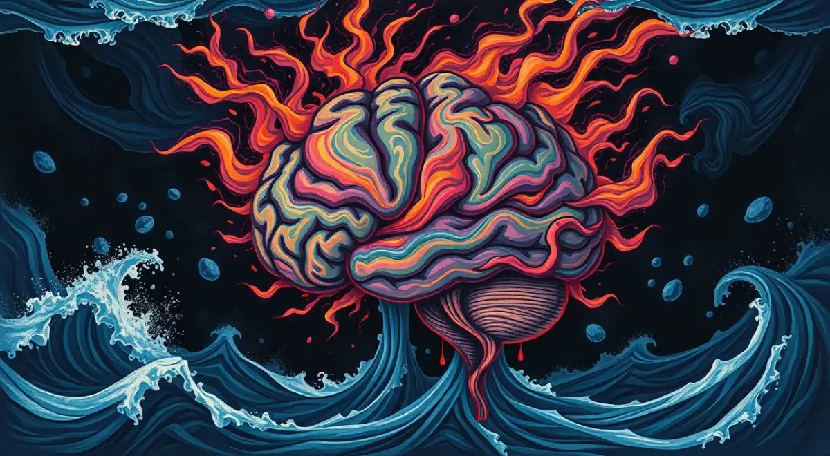 Extreme fear of water in the brain