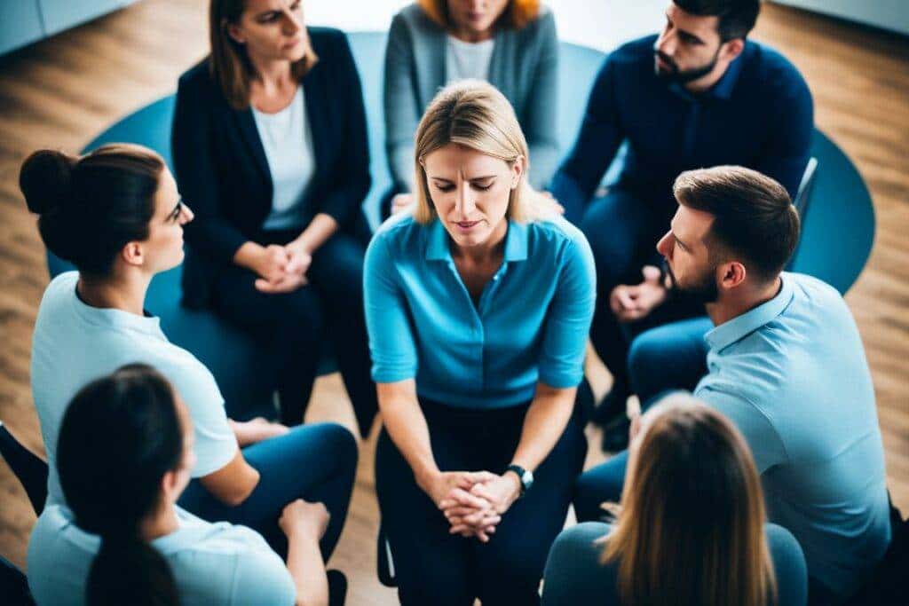 People dealing with anxiety disorders People coping with anxiety disorders