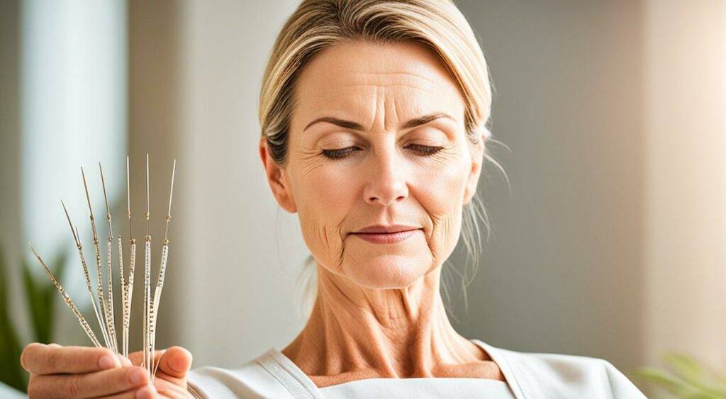 Qualified Acupuncture Professional Anxiety care visual about calm breathing and emotional regulation