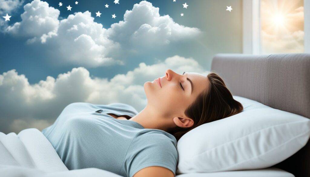 Sleep quality and mental health Illustration about mental health and emotional well-being