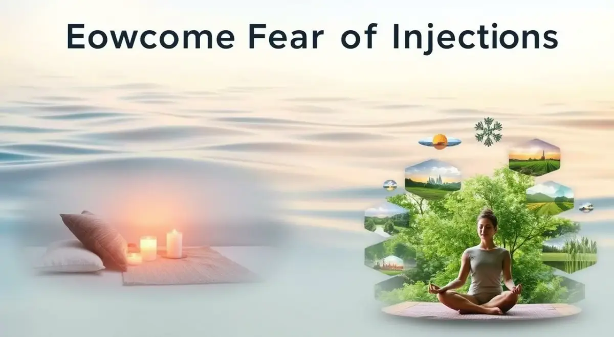 Relaxation techniques to overcome fear of injections.