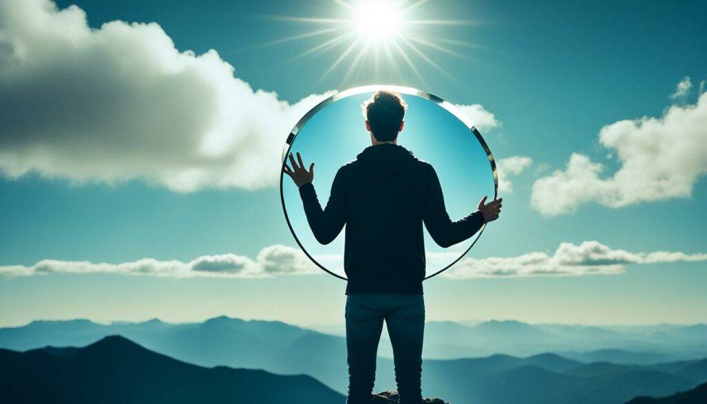 self-knowledge Personal growth visual about confidence, resilience, and self-awareness