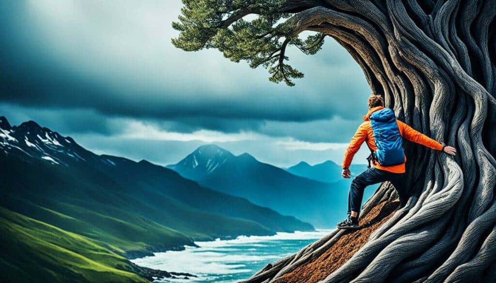 Illustration about personal growth and self-awareness