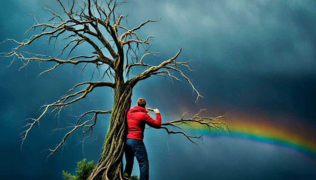 characteristics of resilience Illustration about personal growth and self-awareness