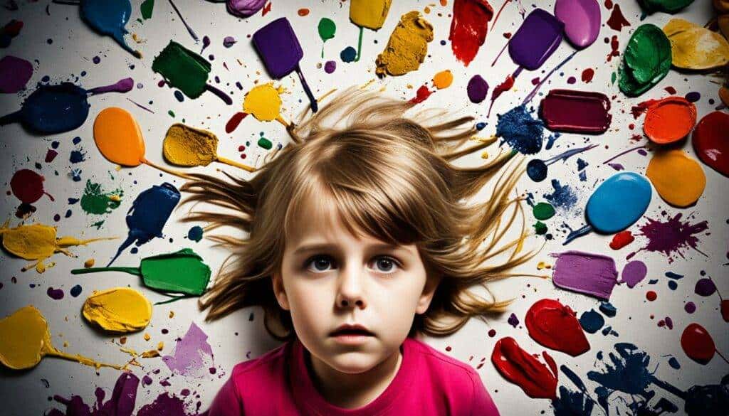 causes of childhood trauma Illustration about mental health and emotional well-being