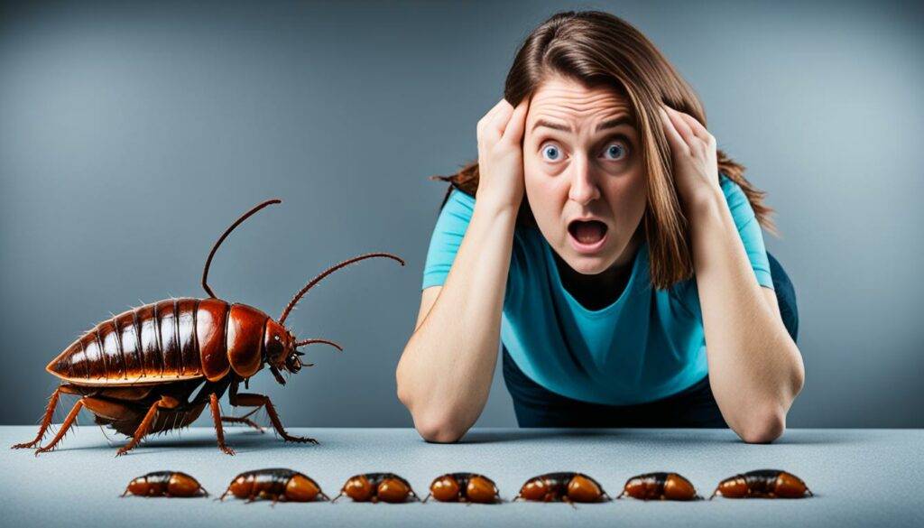Illustration about facing fear with professional support
