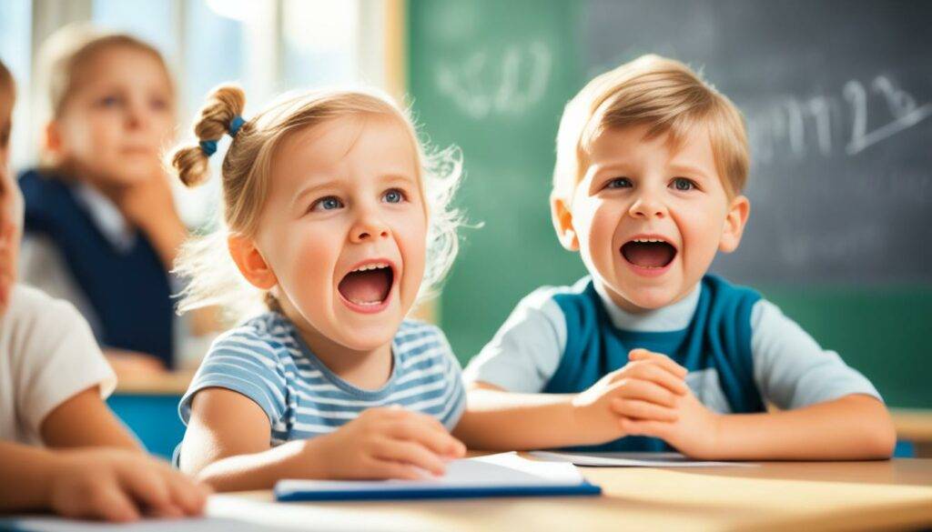 children with nervous tics children with tique nervoso