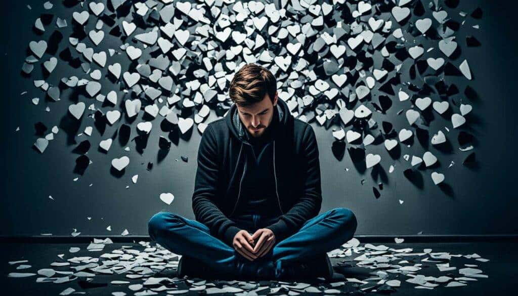 effects of emotional dependency Illustration about mental health and emotional well-being
