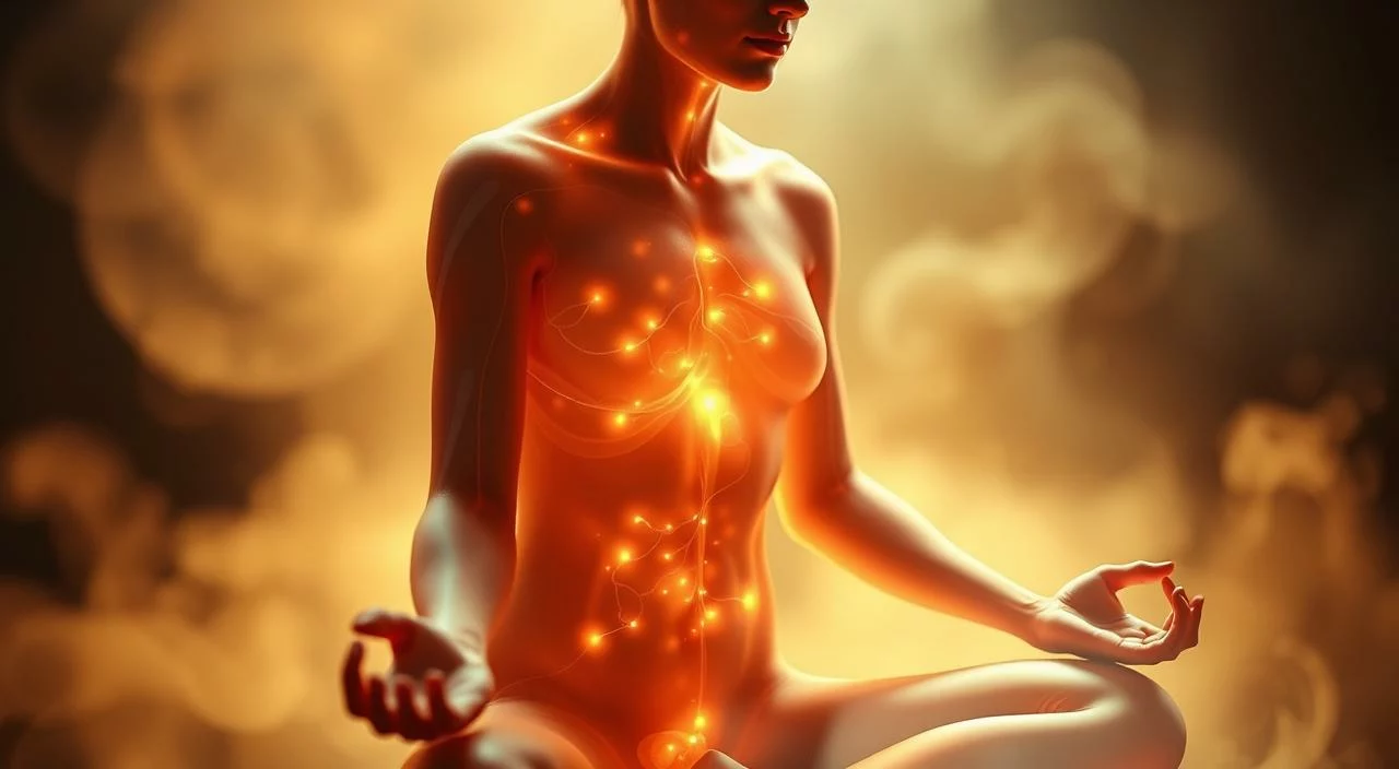 emotional effects on the body Illustration about mental health and emotional well-being