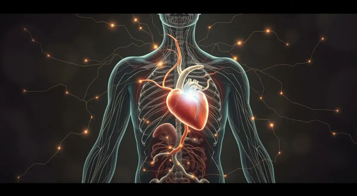 emotional effects on the body Illustration about mental health and emotional well-being