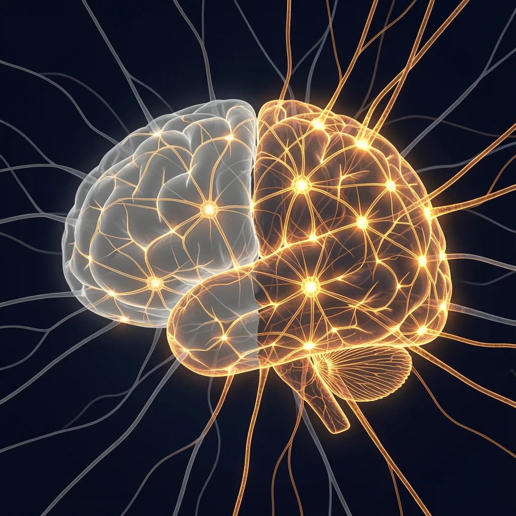 Neural network forming new brain connections and pathways