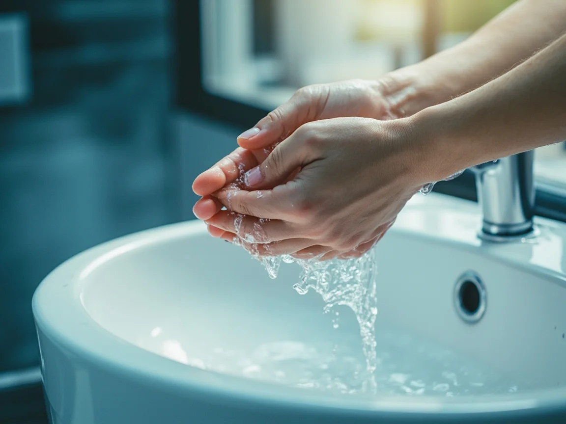 Respingo de agua fria no rosto para ativar nervo vago