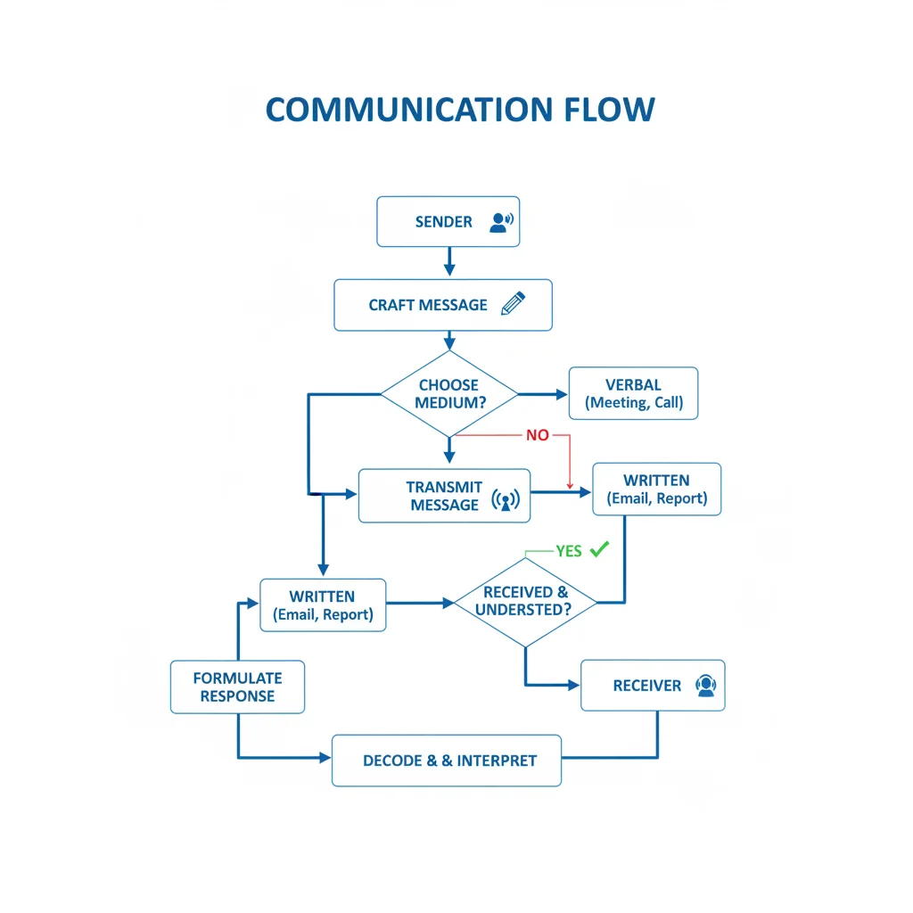 Diagrama simples com passos de comunicacao
