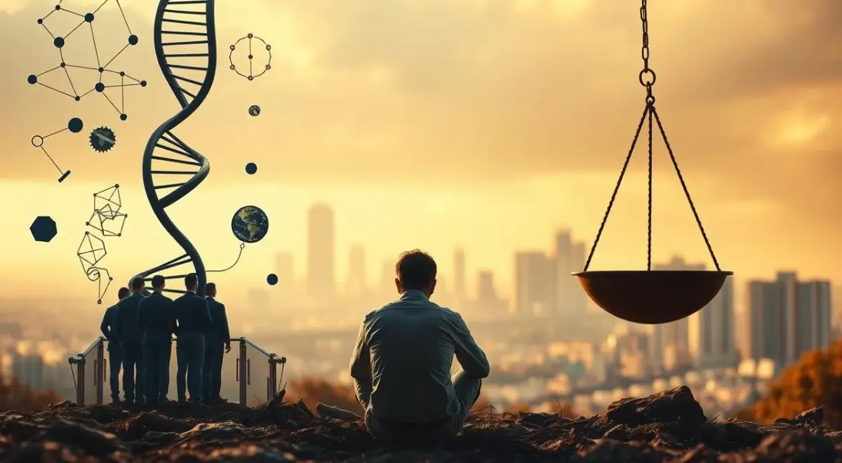 biological factors, social influences, and stress