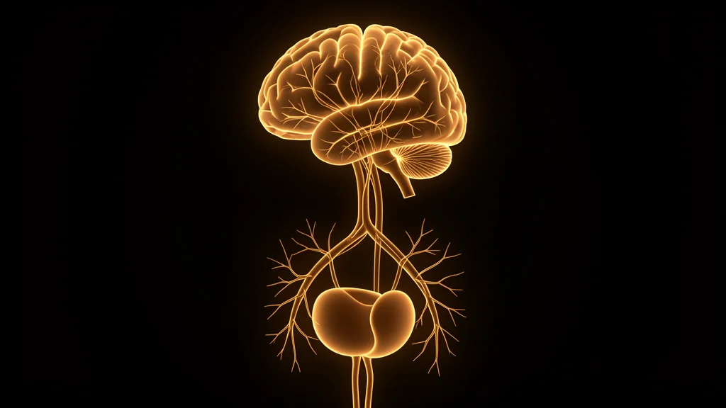 Conexao neural entre cerebro e bexiga no sistema autonomo