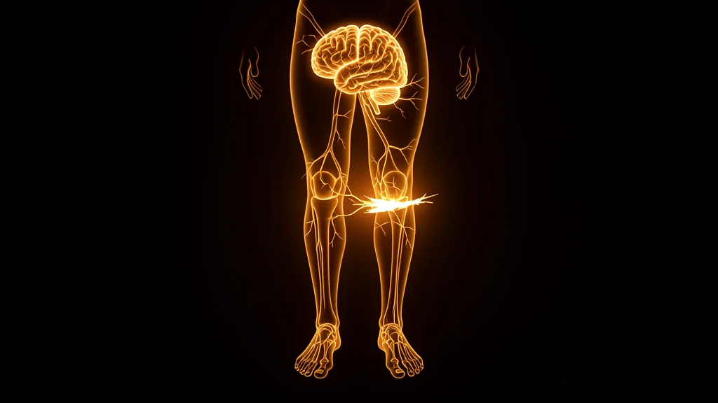 Processamento neurologico da marcha no TNF Via neural do cerebro para as pernas com interrupcao