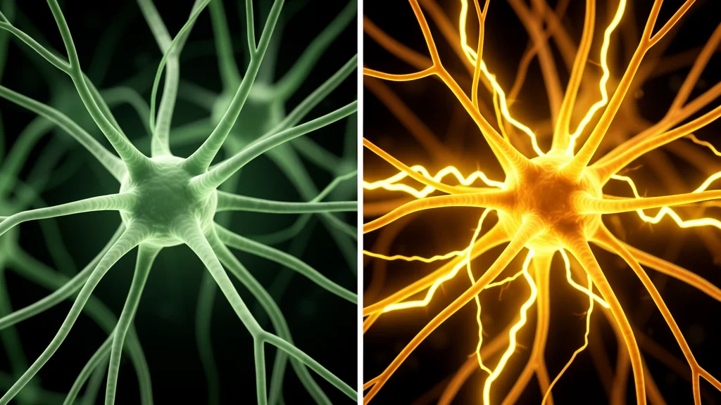 Neuronios disparando durante atividade de crise epileptica