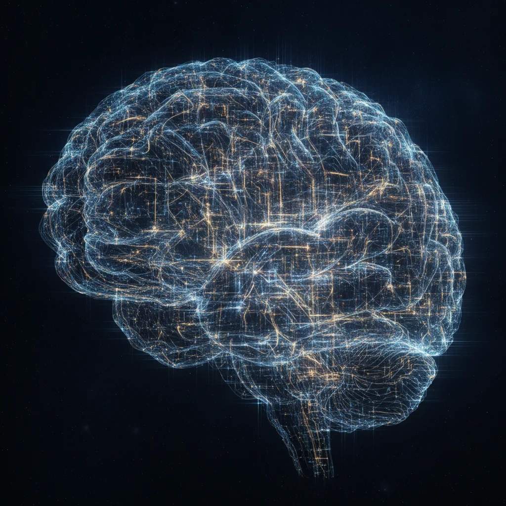 Rede cerebral conceitual representando o software neurologico