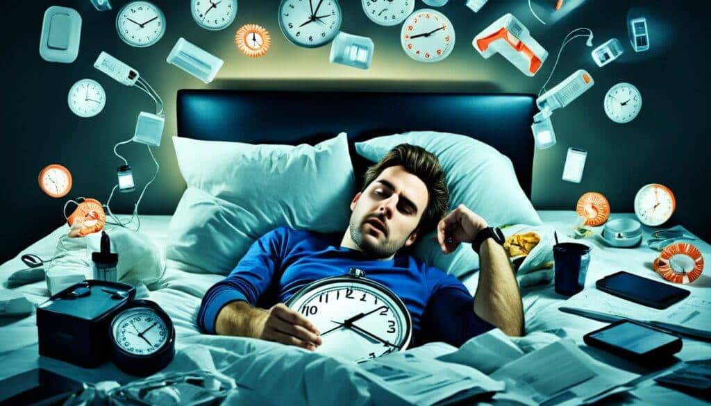 bad sleep habits Illustration about restful sleep and relaxation
