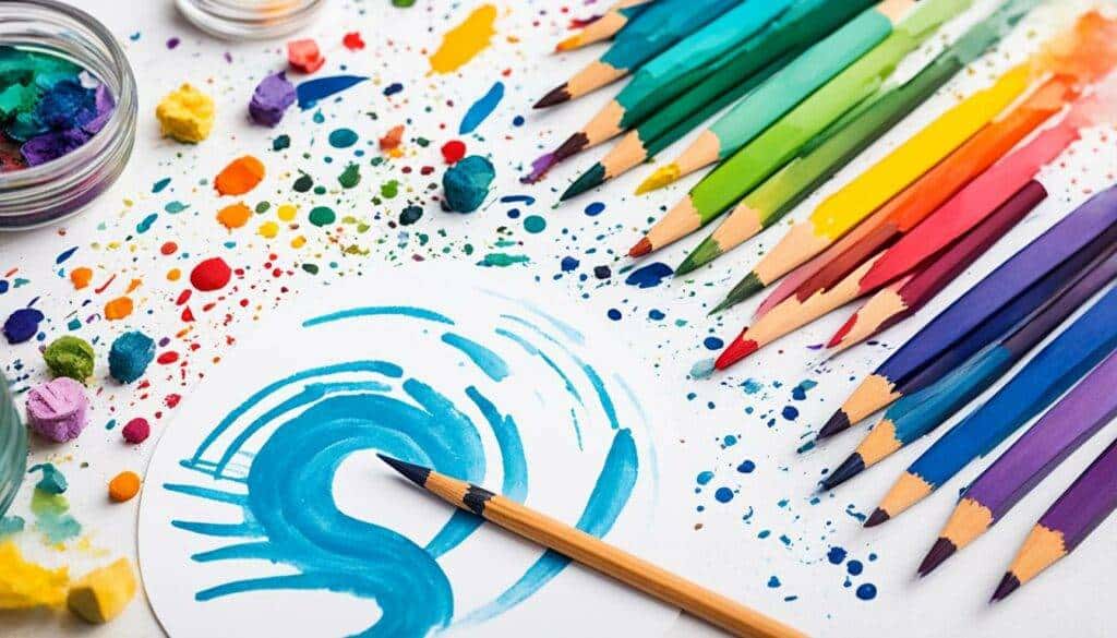 What is art therapy? Illustration about anxiety care and emotional regulation