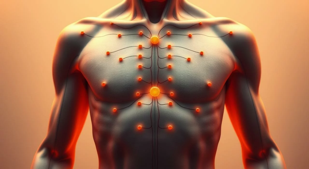 acupressure points Illustration about anxiety care and emotional regulation