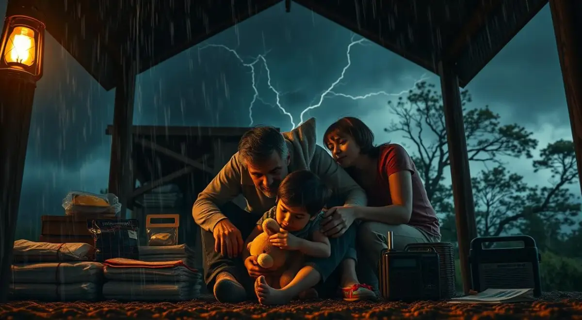 protection during a storm Illustration about facing fear with professional support