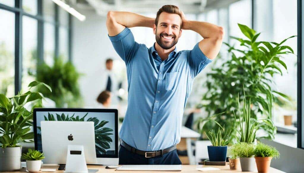 quality of life in the workplace Illustration about mental health and emotional well-being
