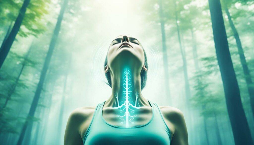 Take a deep breath to reduce stress. Illustration about mental health and emotional well-being