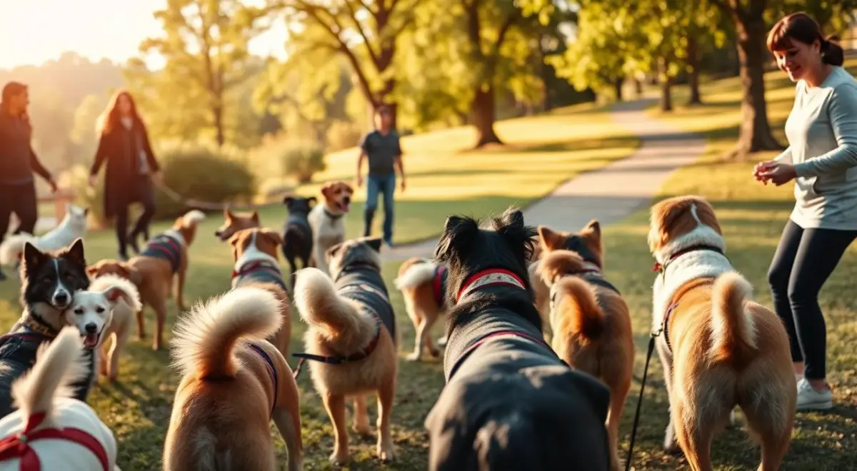 dog socialization Illustration about facing fear with professional support