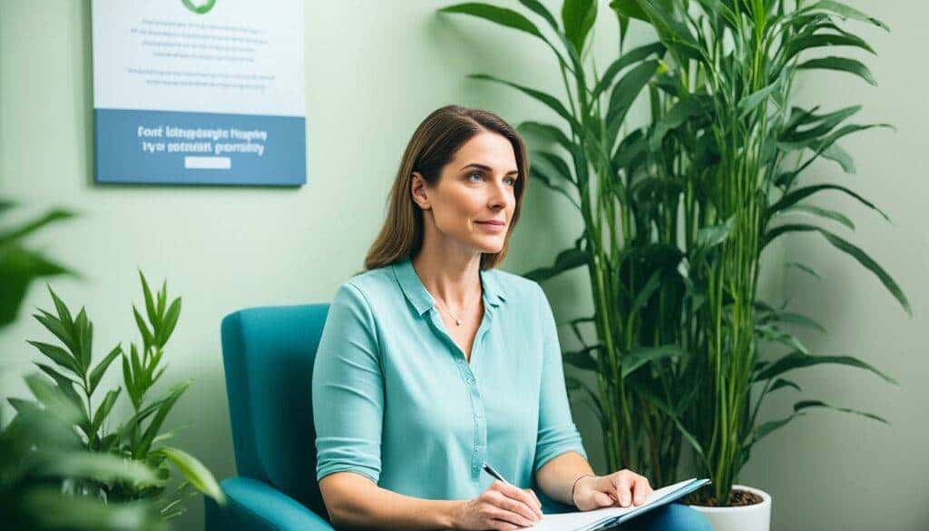 social phobia therapy Therapy visual about facing fear with calm professional support