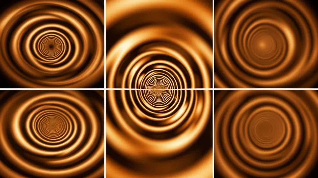Tipos de distorcao visual como padroes abstratos