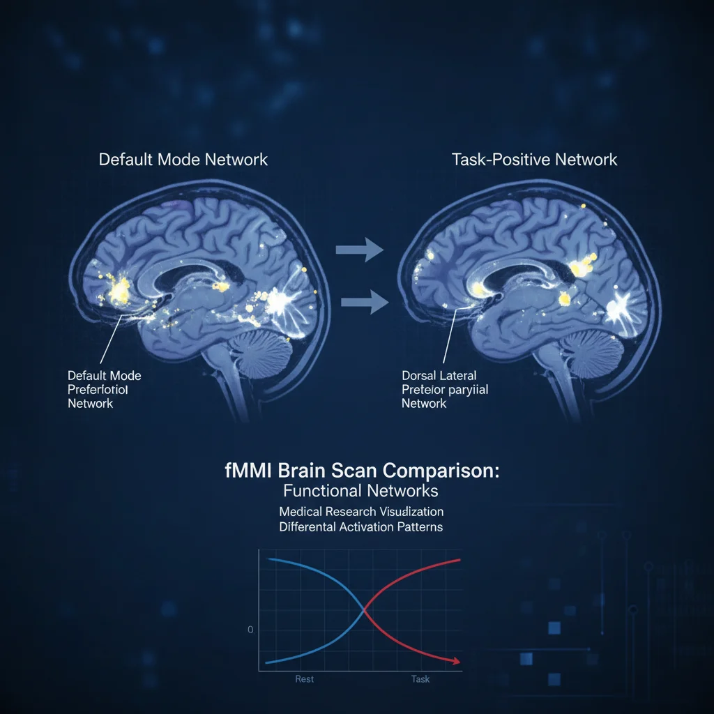 Exame de neuroimagem funcional com padroes cerebrais
