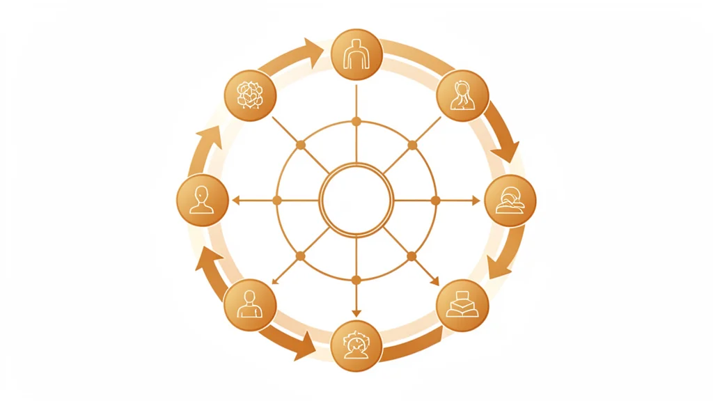 Diagrama circular do ciclo mente corpo no TNF