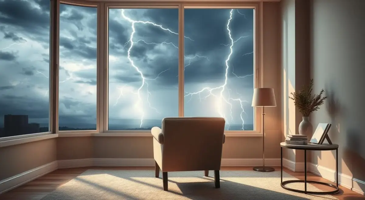 treatment for fear of lightning Therapy visual about facing fear with calm professional support