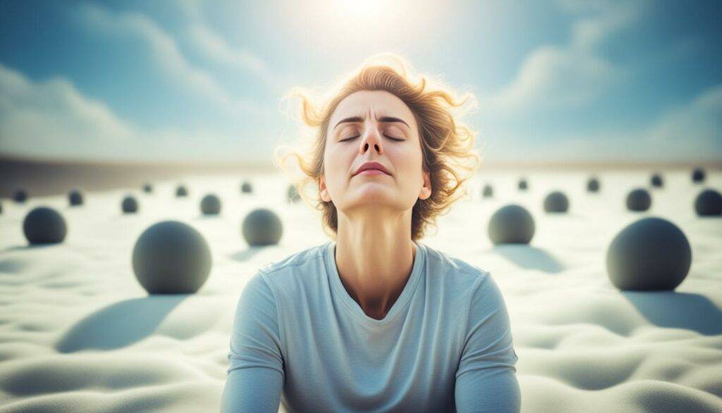 treatment for intrusive thoughts Illustration about mental health and emotional well-being