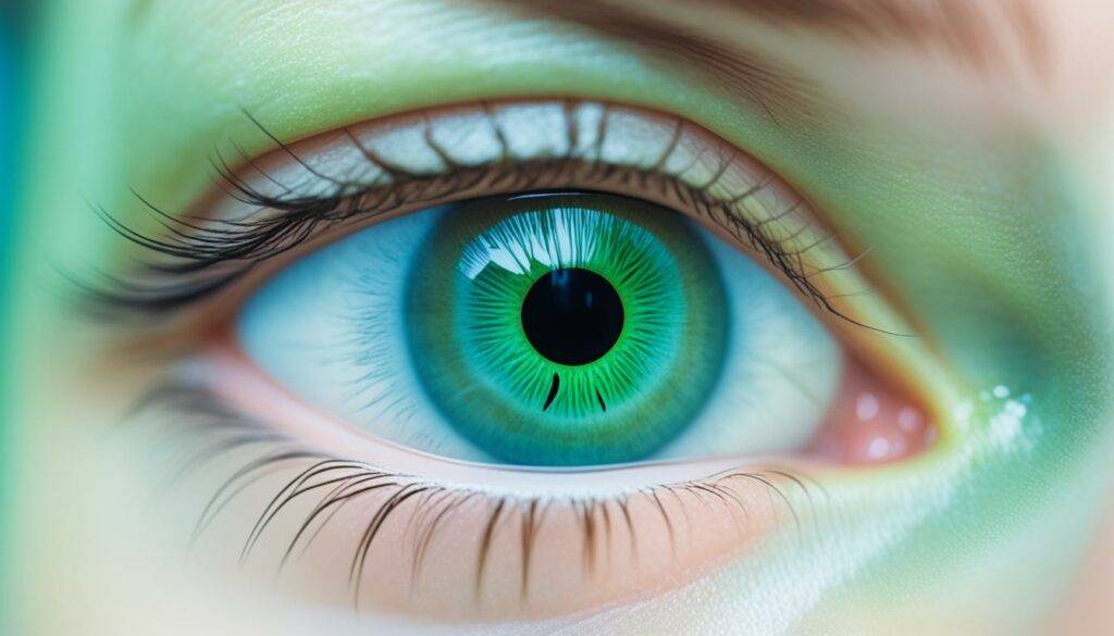 treatment for eye tremor Illustration about mental health and emotional well-being